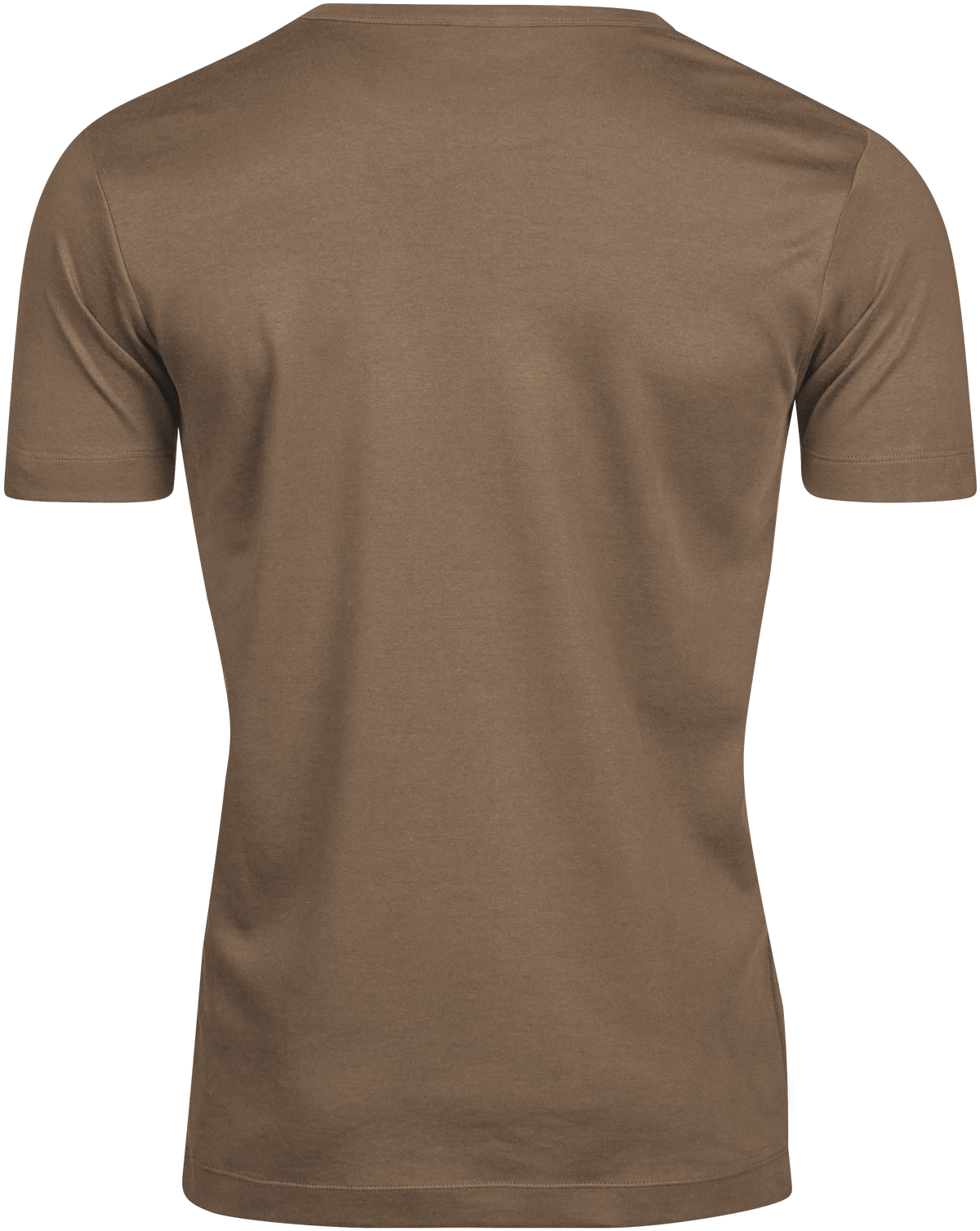 Tee Jays Men’s Interlock T-Shirt in Wood, back view