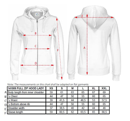 Cottover Ladies Zip-Up Hoodie | Medium Weight | GOTS Organic Cotton | 14 Colours | XS-2XL