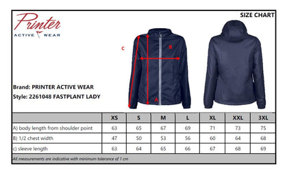 James Harvest Fastplant Ladies Windbreaker Jacket | Hood | Microfleece Lined | 7 Colours | XS-3XL