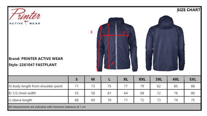 James Harvest Fastplant Mens Windbreaker Jacket | Hood | Microfleece Lined | 7 Colours | S-5XL