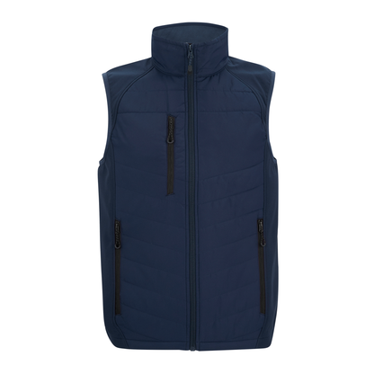 Regatta Pro Men’s Universal Bodywarmer in Navy and Ash, front view