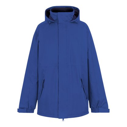 Regatta Dover Men's Parka in New Royal, front view