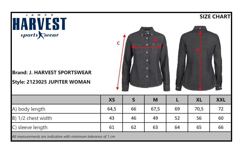 James Harvest Jupiter Mens Shirt | Denim Look | Long Sleeve | Cotton | Blue or Black | S-3XL - Shirt - Logo Free Clothing