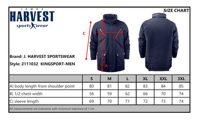 James Harvest Kingsport Mens Jacket | Light Padding | Hood | Shell Jacket | Black | S-3XL - Winter Jacket - Logo Free Clothing