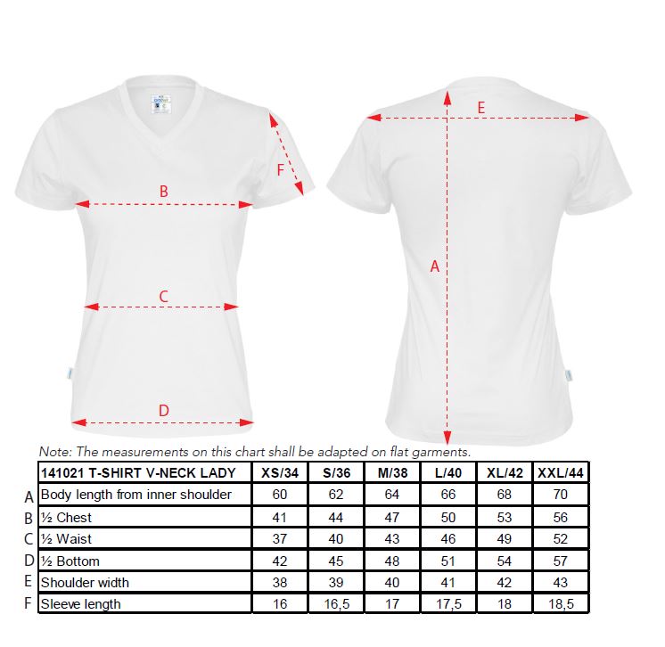 Cottover Organic Cotton Ladies V-Neck T-Shirt | GOTS | Fairtrade | 14 Colours | XS-4XL - Tee Shirt - Logo Free Clothing