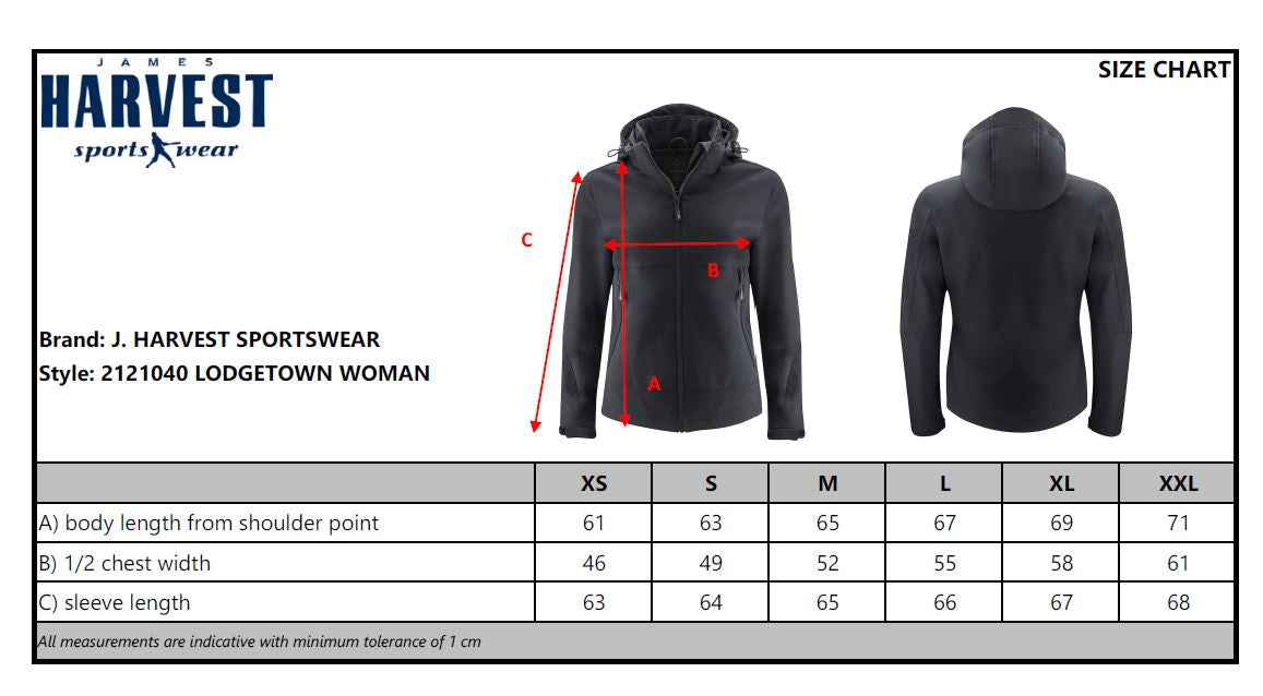 James Harvest Lodgetown Ladies Softshell Jacket | Waterproof | Hooded | 3 Colours | XS-2XL - Summer Jacket - Logo Free Clothing