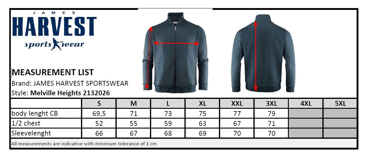 James Harvest Melville Mens Zip Sweatshirt | Organic Cotton Blend | 4 Colours | S-3XL