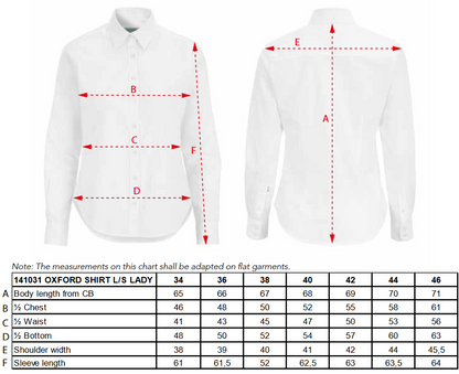 Cottover Oxford Shirt | Ladies Fit | GOTS Organic Cotton | Fairtrade | 2 Colours | XS-3XL