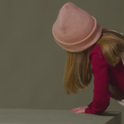 Beechfield Junior Deep Cuffed Tonal Patch Beanie | Recycled | Warm | 5 Colours | Unisex Ages 3-8