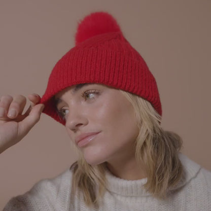 Beechfield Snow Luxe Beanie | Unisex | Soft Touch | Heavy Knit | Pom-Pom | 4 Colours | One Size