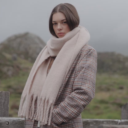 Beechfield Fluffy Scarf | Unisex | Recycled | Super Soft | Warm | 5 Colours | One Size