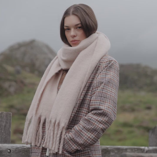 Beechfield Fluffy Scarf | Unisex | Recycled | Super Soft | Warm | 5 Colours | One Size