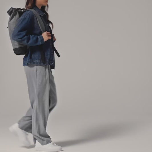 BagBase Roll Top Backpack | 20 Litre Rucksack | Laptop Storage to 15.6" | 5 Colours | One Size