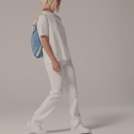 BagBase Denim Drawstring Bag | 12 Litre Capacity | 100% Cotton | Blue or Light Blue | One Size