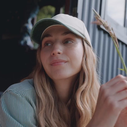 Beechfield Contrast Peak Vintage 6 Panel Dad Cap | Unisex | 100% Cotton | 5 Colours | One Size