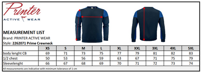 James Harvest Prime Crewneck Sweatshirt | Unisex Activewear | Organic Cotton Blend | 6 Colours | XS-5XL