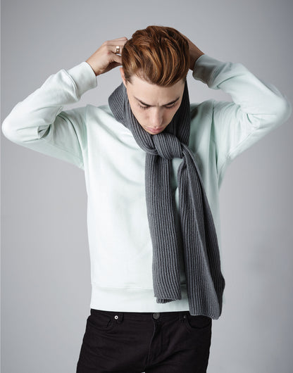 Beechfield | Metro Knitted Scarf | Logo Free Clothing