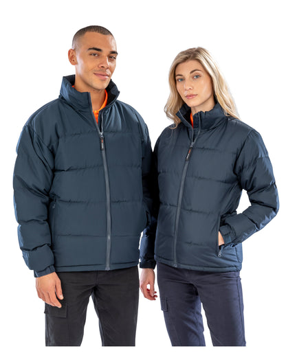 Result Urban Outdoor Wear | Men's Recycled Holkham Down Feel Jacket | Logo Free Clothing