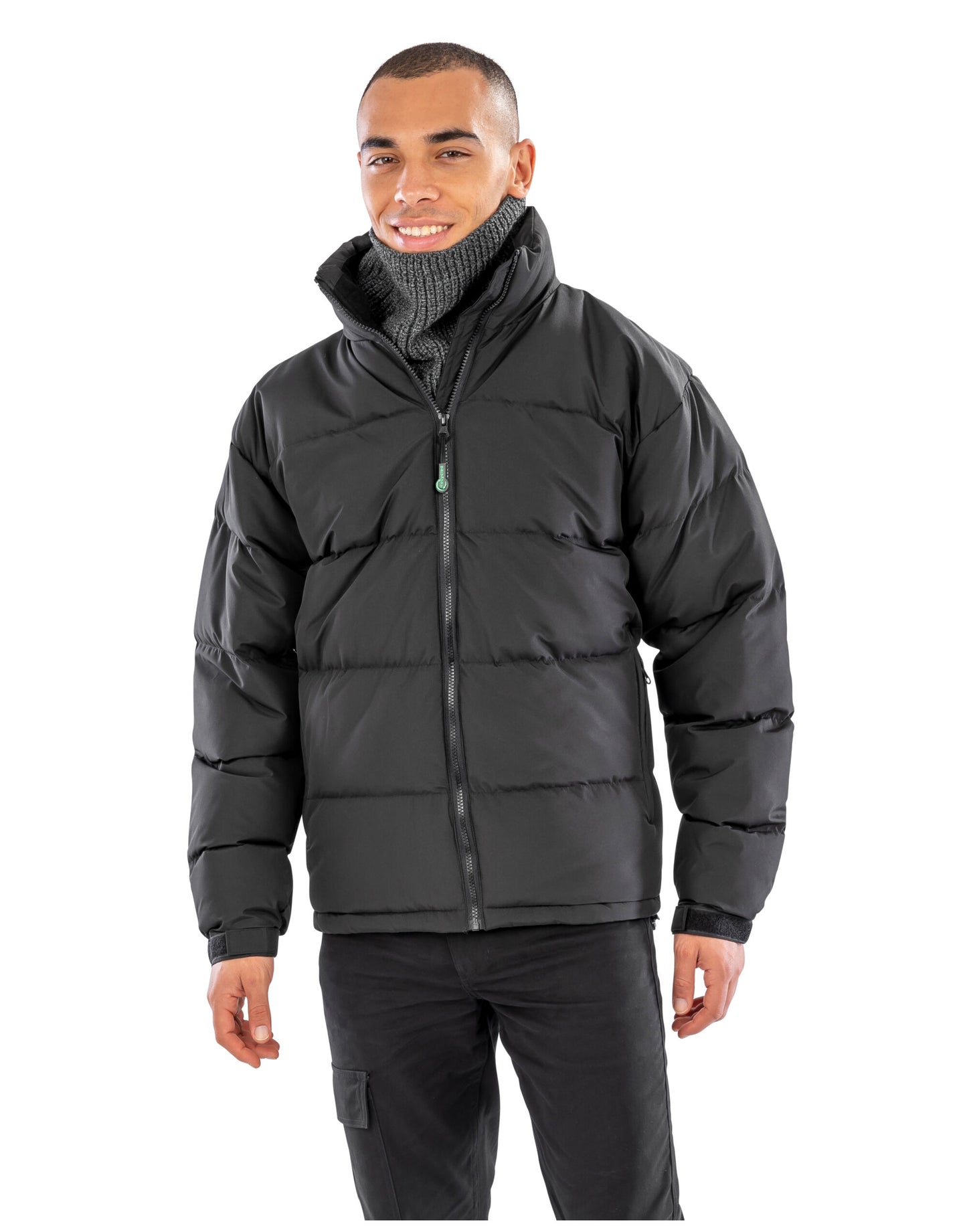 Result Urban Outdoor Wear | Men's Recycled Holkham Down Feel Jacket | Logo Free Clothing