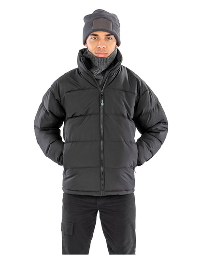 Result Urban Outdoor Wear | Men's Recycled Holkham Down Feel Jacket | Logo Free Clothing