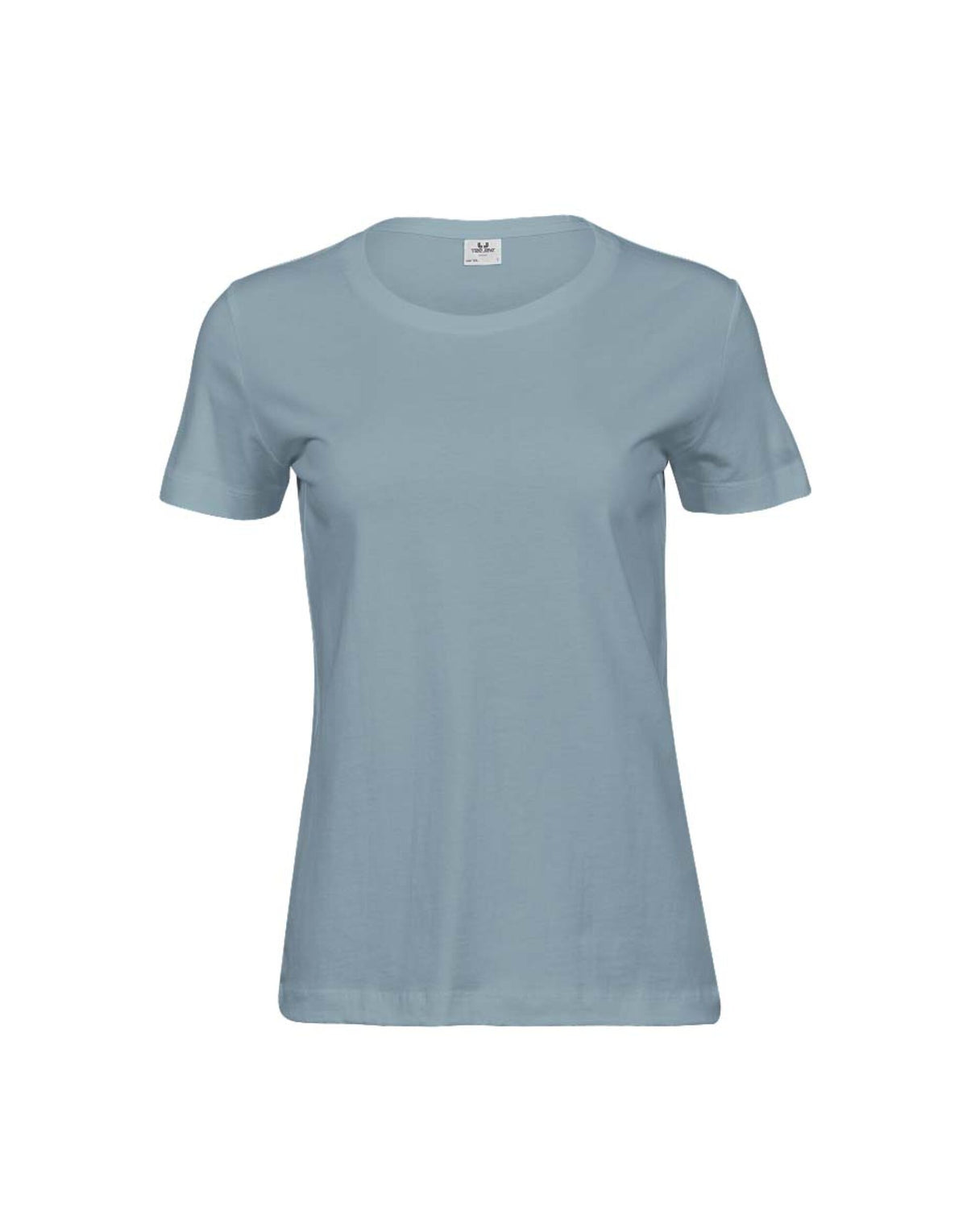 Tee Jays Ladies Fashion Sof-Tee T-Shirt in Misty Blue, front view