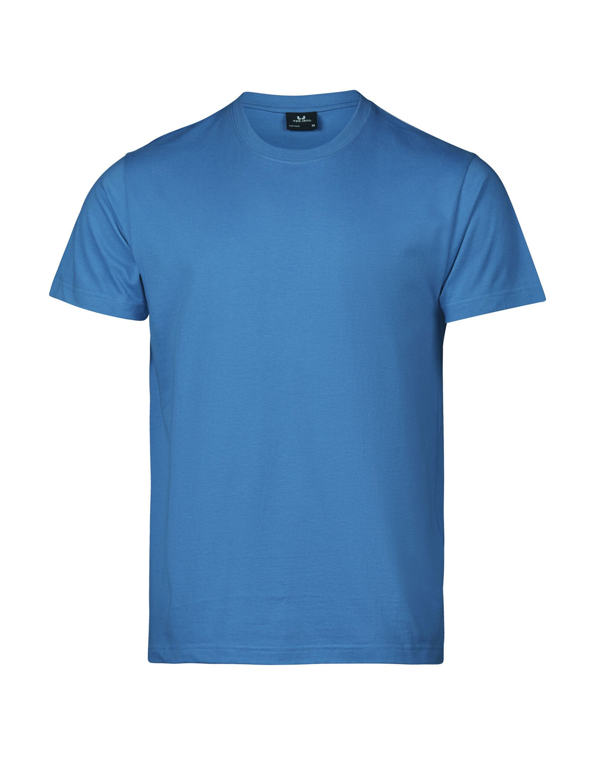 Tee Jays Men’s Sof-Tee T-Shirt in Ocean Blue, front view