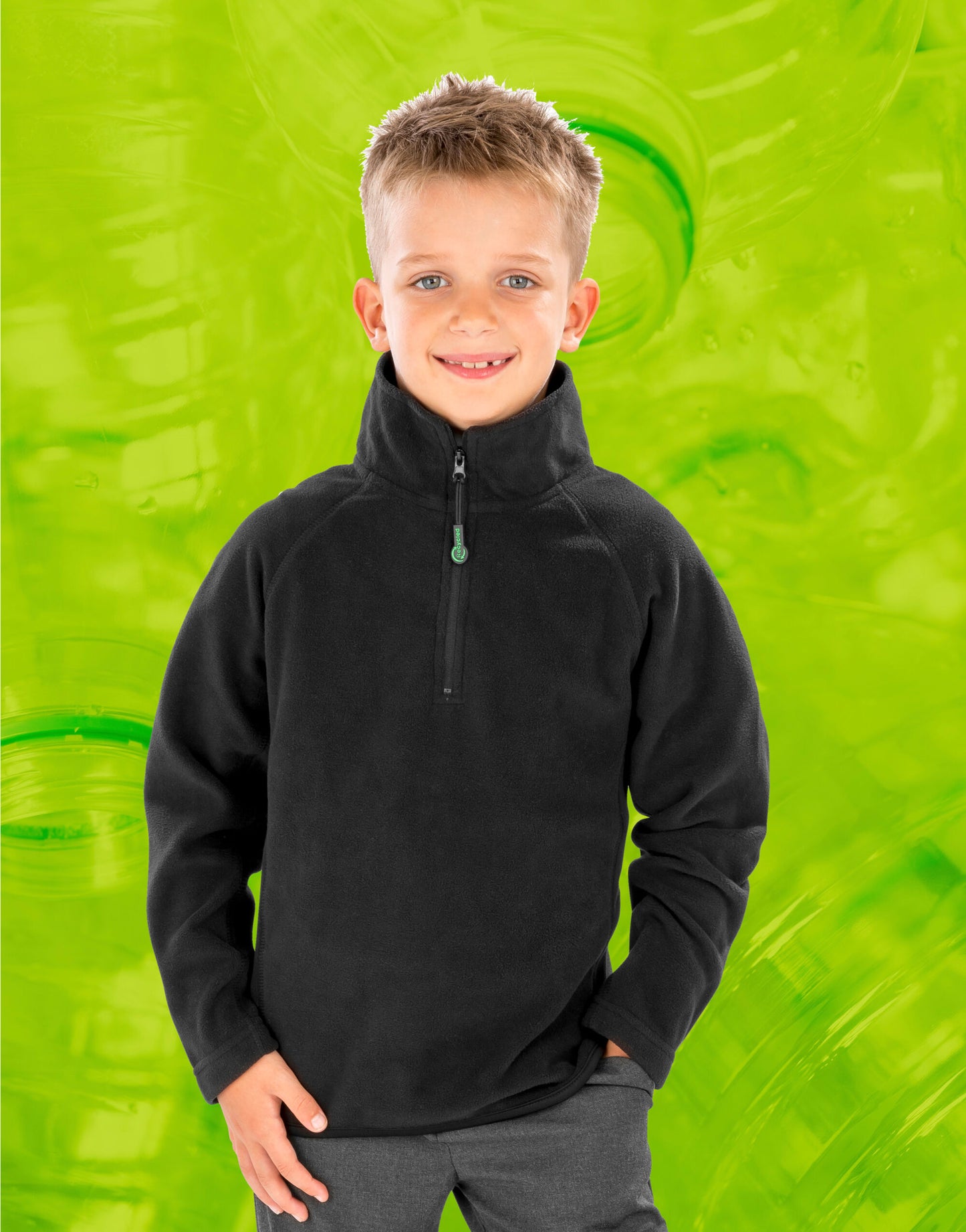 Result Genuine Recycled | Recycled Junior Microfleece Top | Logo Free Clothing