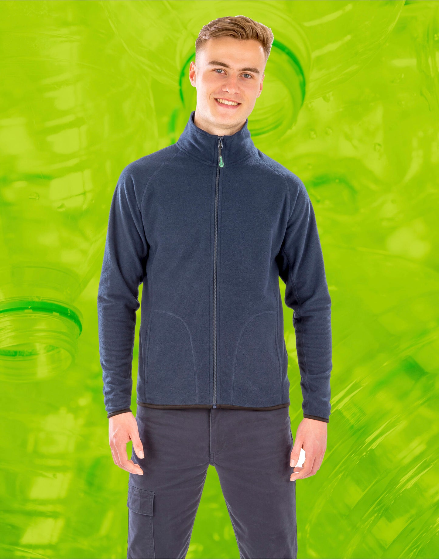 Result Genuine Recycled | Recycled Microfleece Jacket | Logo Free Clothing