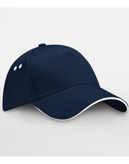 Beechfield Ultimate Sandwich Peak Cap | Unisex | Cotton Drill | 19 Colours | One Size