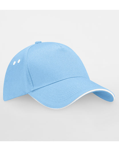 Beechfield Ultimate Sandwich Peak Cap | Unisex | Cotton Drill | 19 Colours | One Size