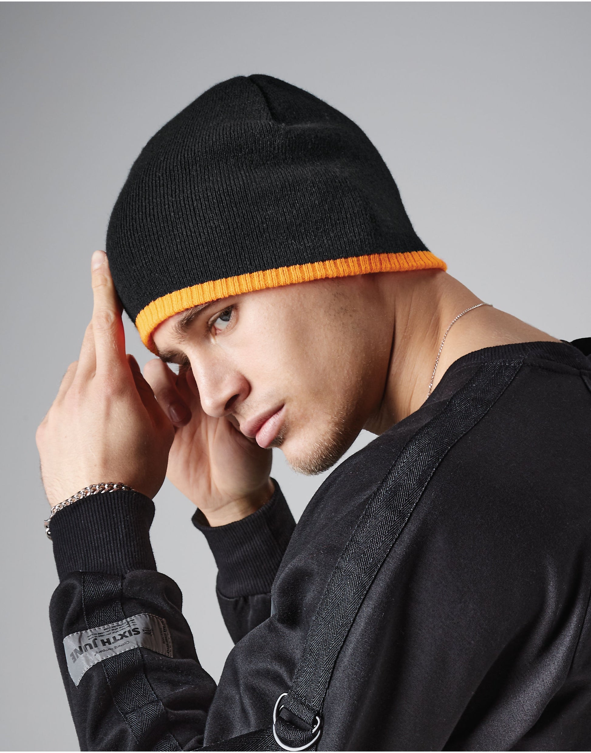 Beechfield | Two-Tone Pull On Beanie | Logo Free Clothing