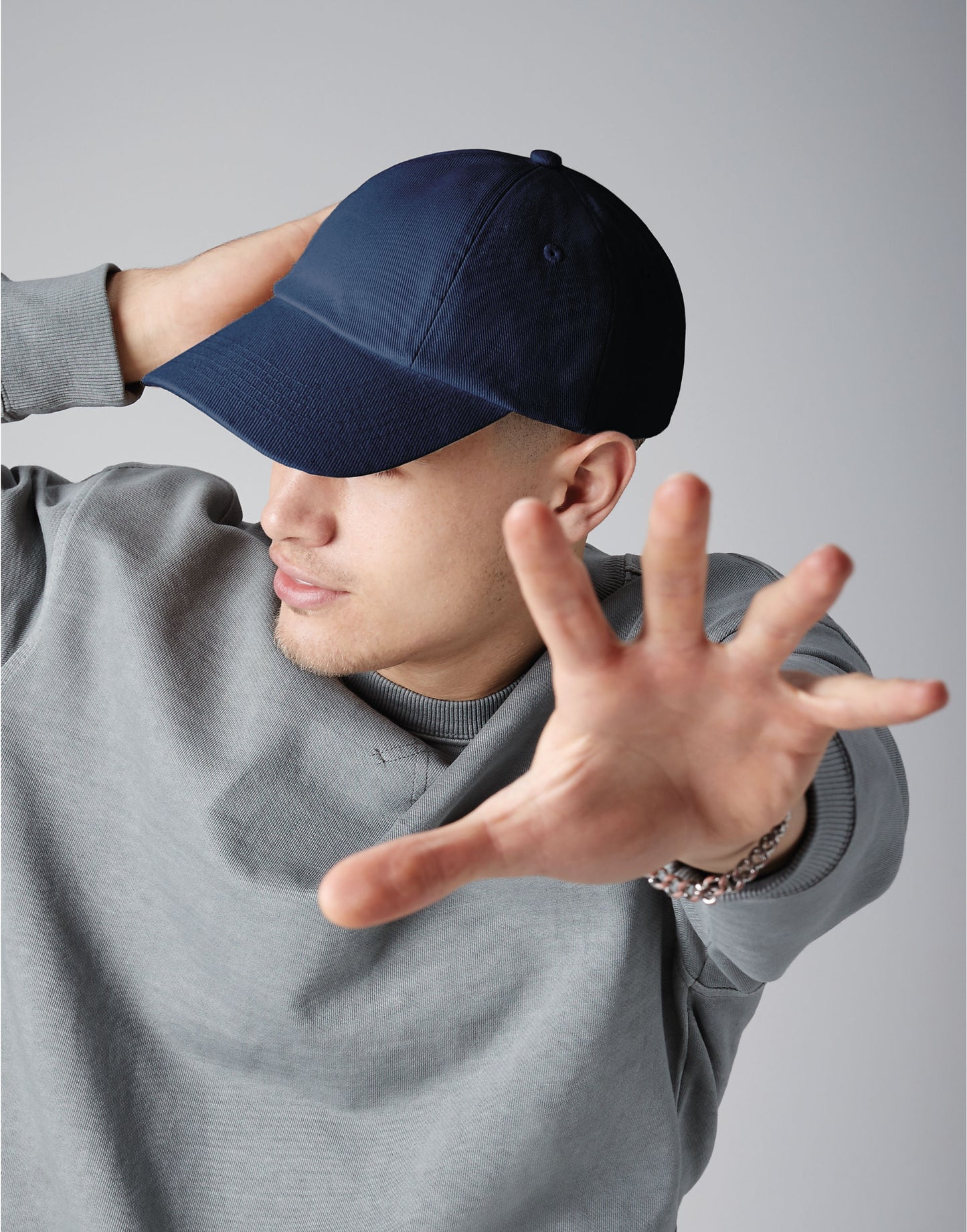 Beechfield | Low Profile Heavy Cotton Drill Cap | Logo Free Clothing