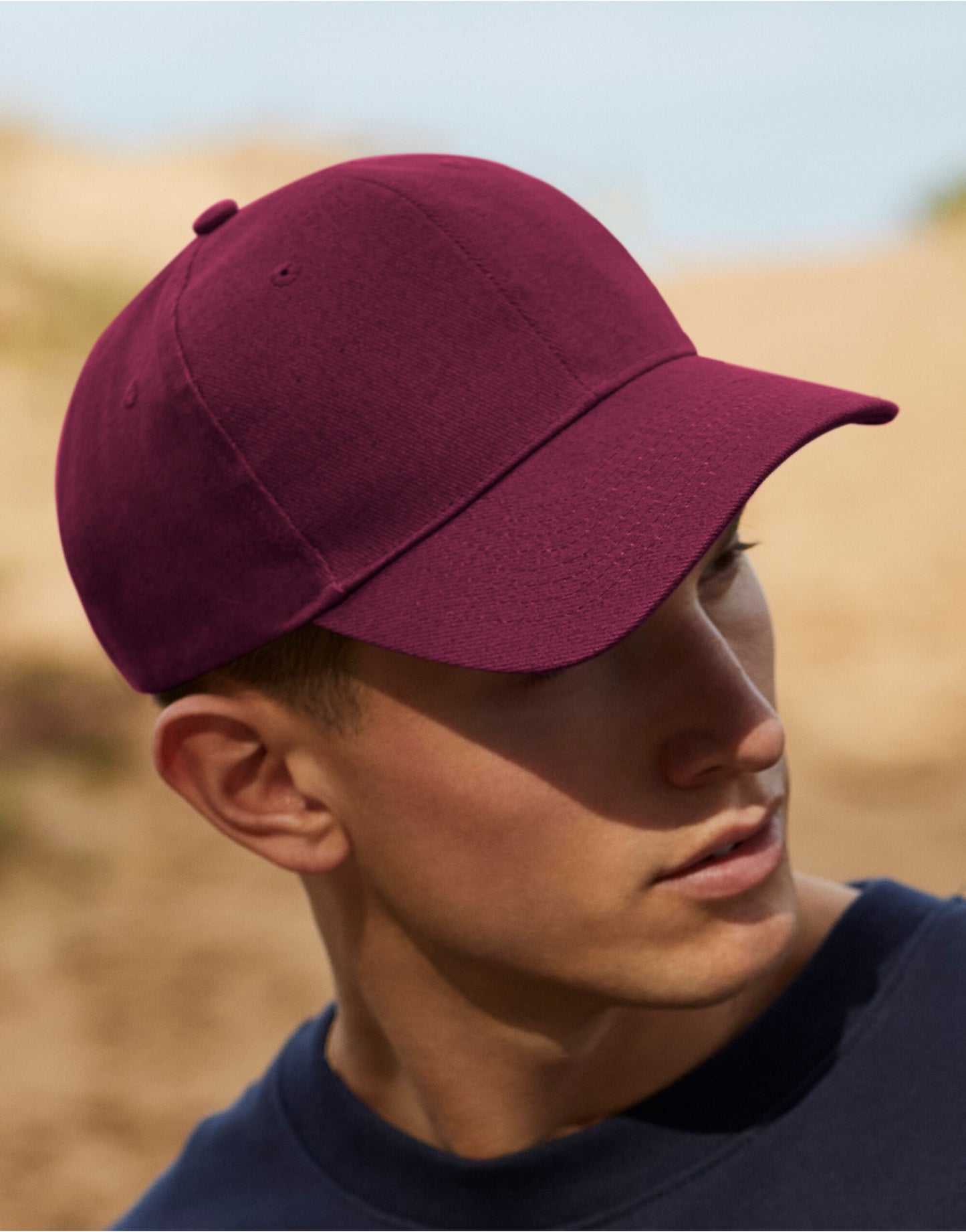 Beechfield | Pro-Style Heavy Brushed Cotton Cap | Logo Free Clothing