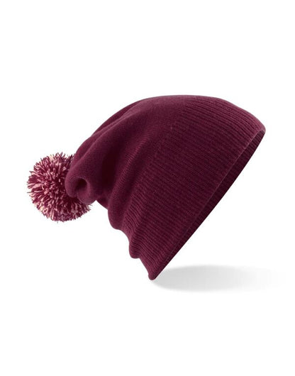 Beechfield Snowstar® Beanie | Unisex | Two-Tone Pom-Pom | 25 Colours | One Size