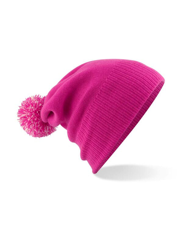 Beechfield Snowstar® Beanie | Unisex | Two-Tone Pom-Pom | 25 Colours | One Size