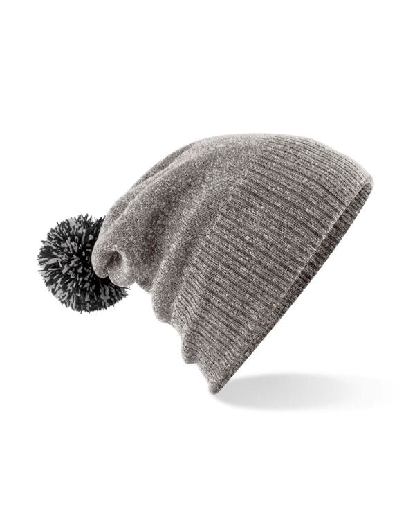 Beechfield Snowstar® Beanie | Unisex | Two-Tone Pom-Pom | 25 Colours | One Size