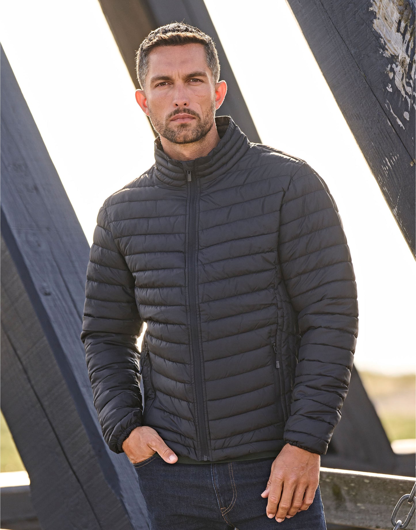 Tee Jays Men's Zepelin Jacket | Lightweight Quilted Puffer | Showerproof | 4 Colours | S-5XL