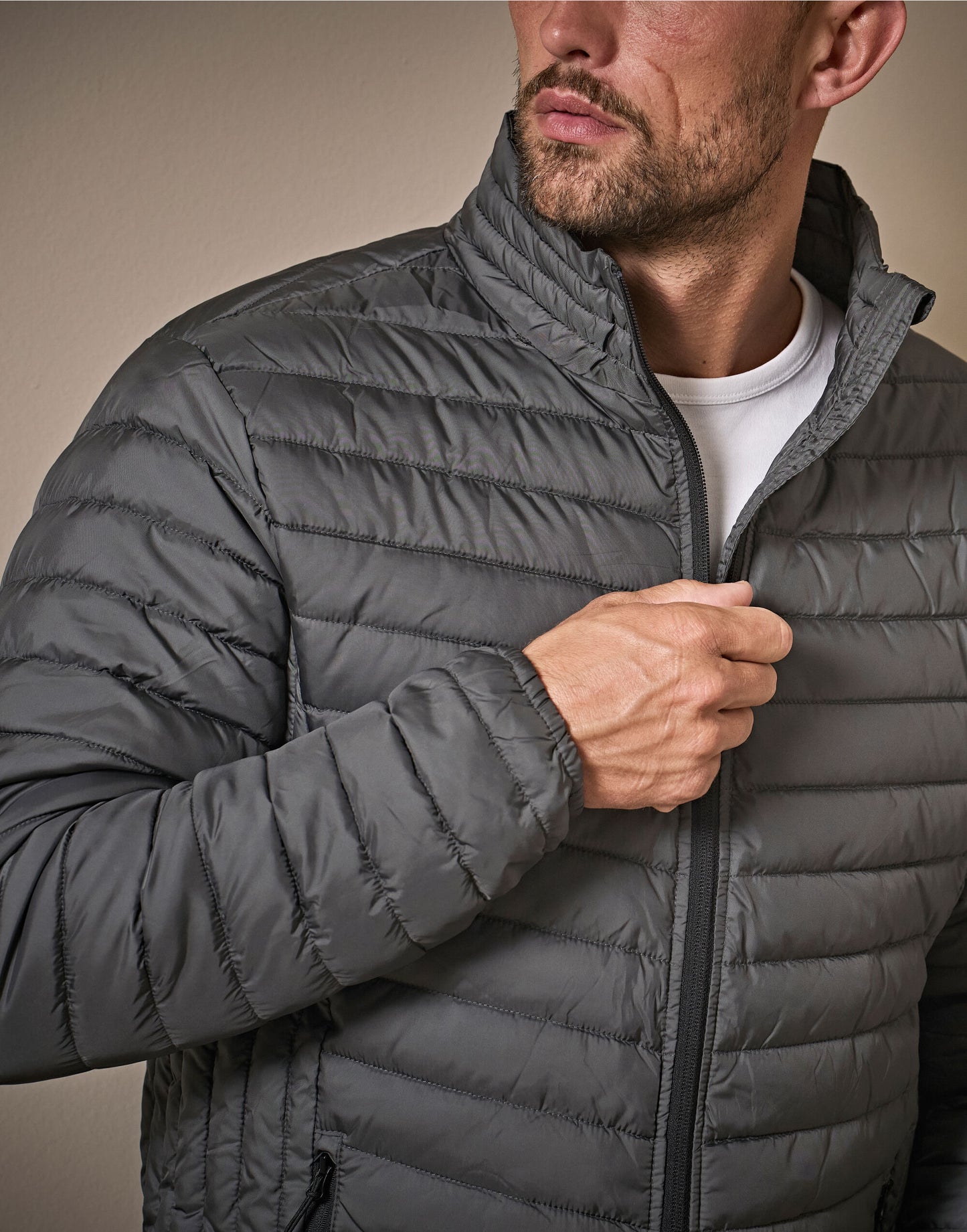 Tee Jays Men's Zepelin Jacket | Lightweight Quilted Puffer | Showerproof | 4 Colours | S-5XL