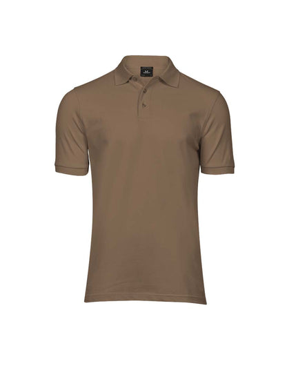 Tee Jays Men’s Luxury Stretch Polo Shirt in Wood