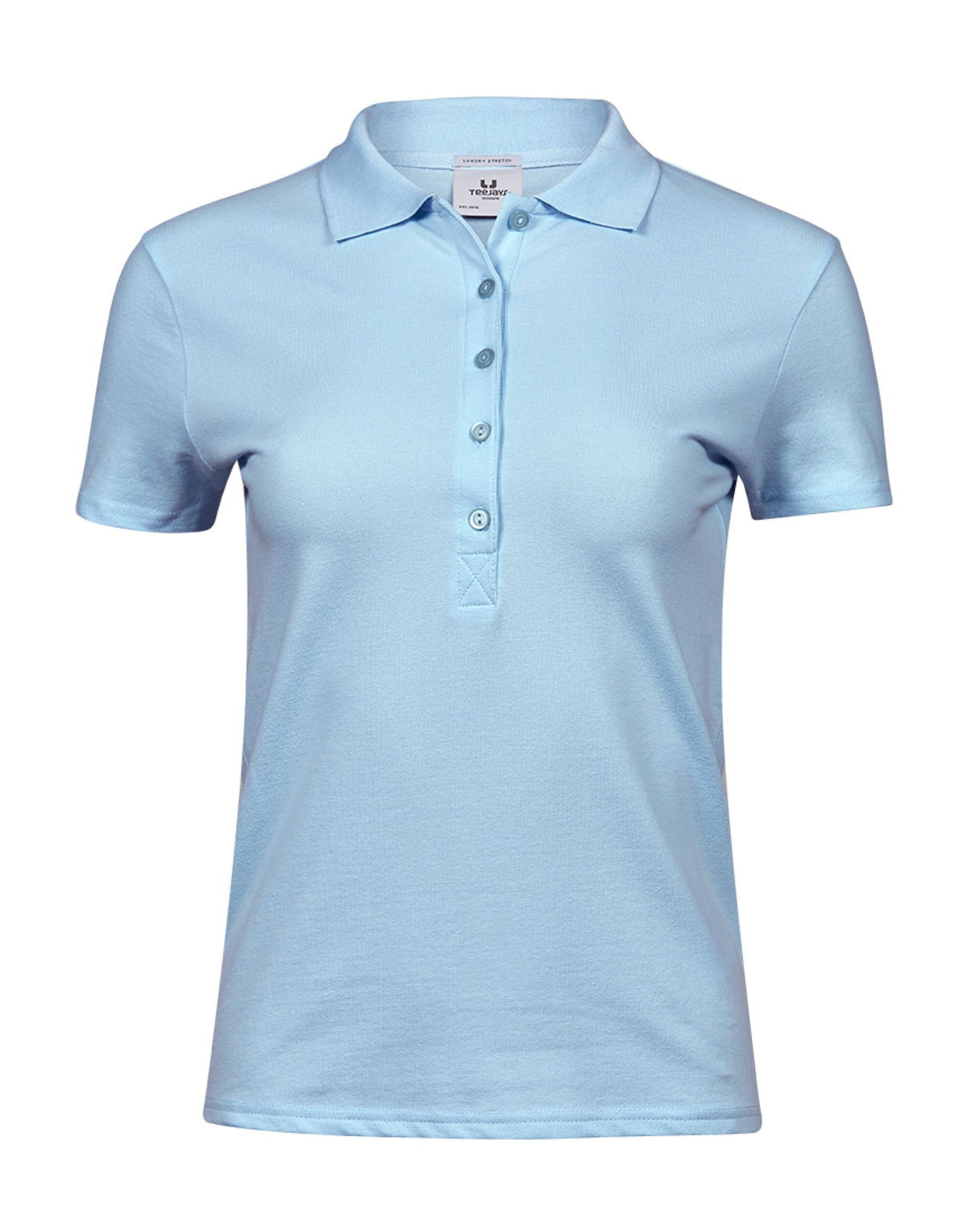 Tee Jays Ladies Luxury Stretch Polo Shirt, front view