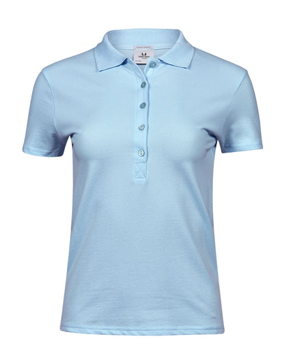 Tee Jays Ladies Luxury Stretch Polo Shirt, front view