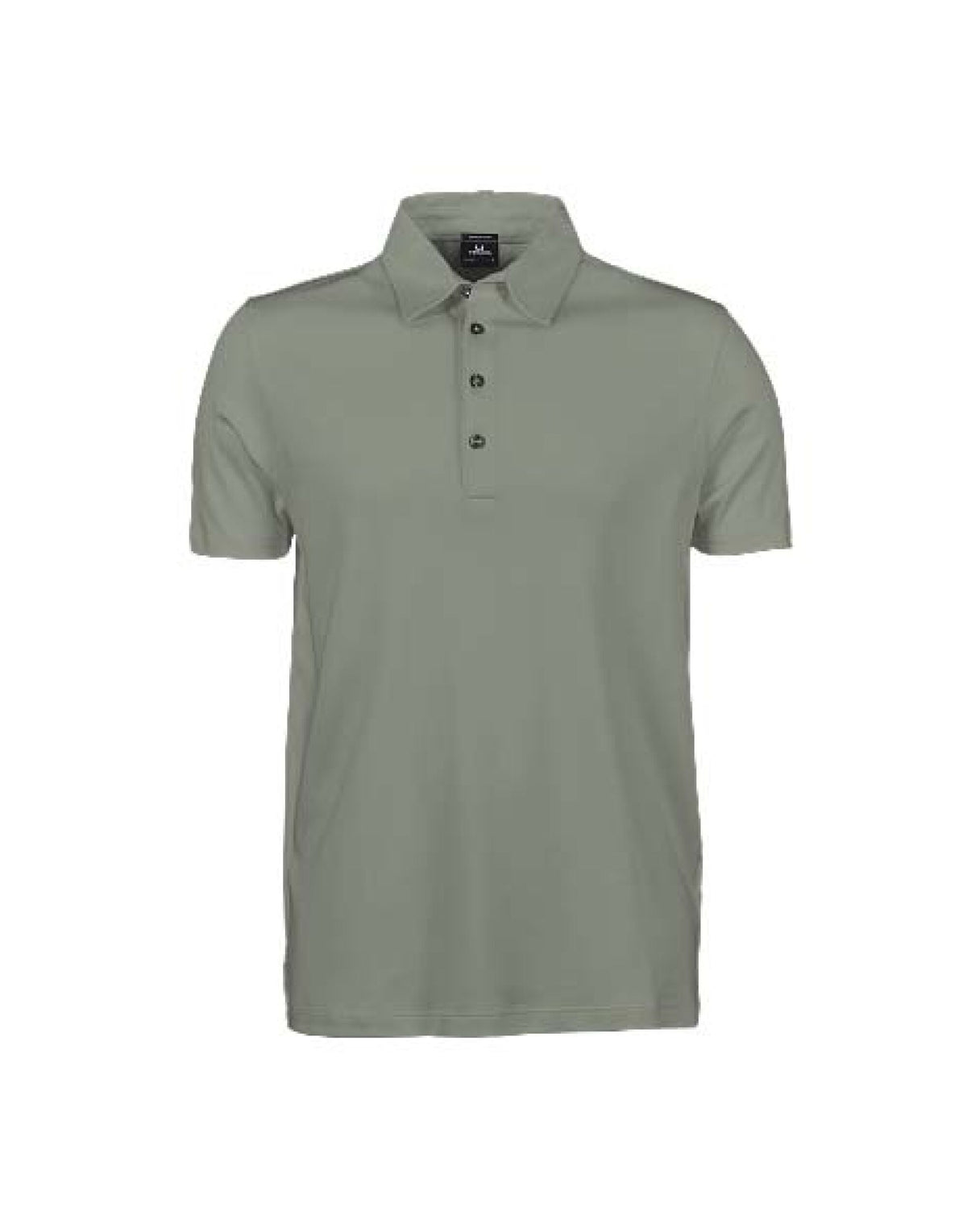 Tee Jays Men’s Pima Cotton Polo Shirt in Sage, front view