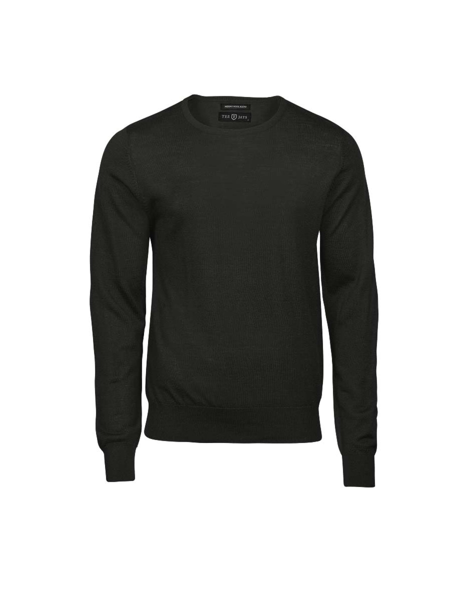 Tee Jays Men's Crew Neck Knitted Sweater | Merino Blend | Pullover | 5 Colours | S-3XL - Knitwear - Logo Free Clothing