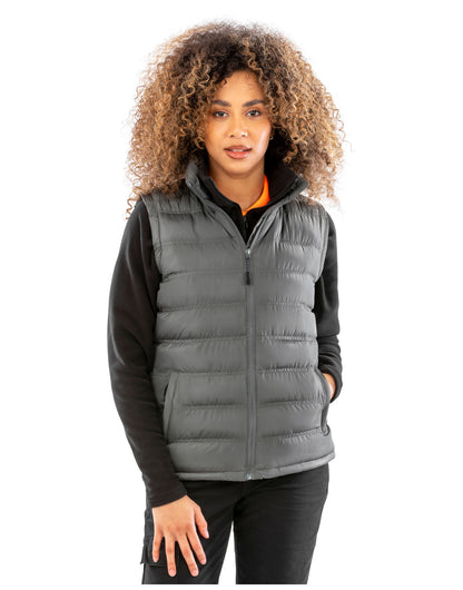 Result Urban Outdoor Wear | Ladies Ice Bird Padded Gilet | Logo Free Clothing