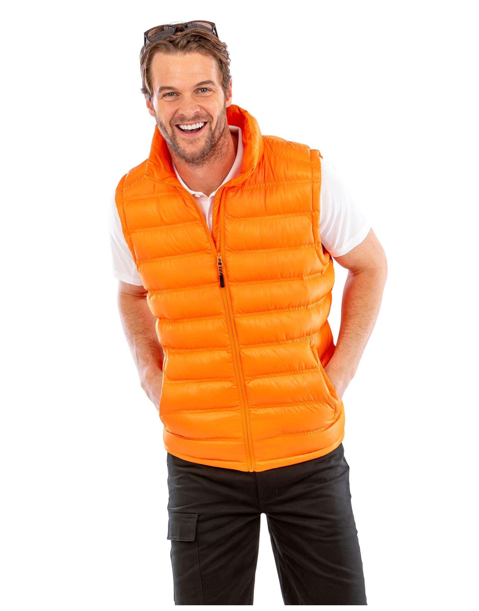 Result Urban Outdoor Wear | Men's Ice Bird Padded Gilet | Logo Free Clothing