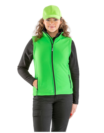 Result Core | Ladies Printable Softshell Bodywarmer | Logo Free Clothing
