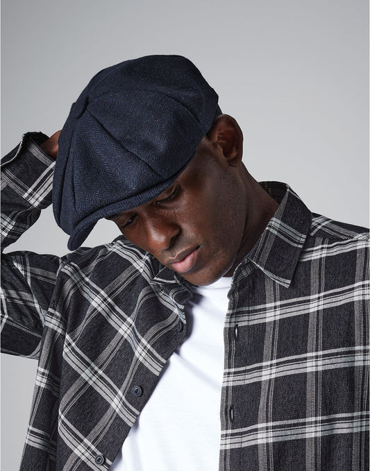 Beechfield | Heritage Baker Boy Cap | Logo Free Clothing