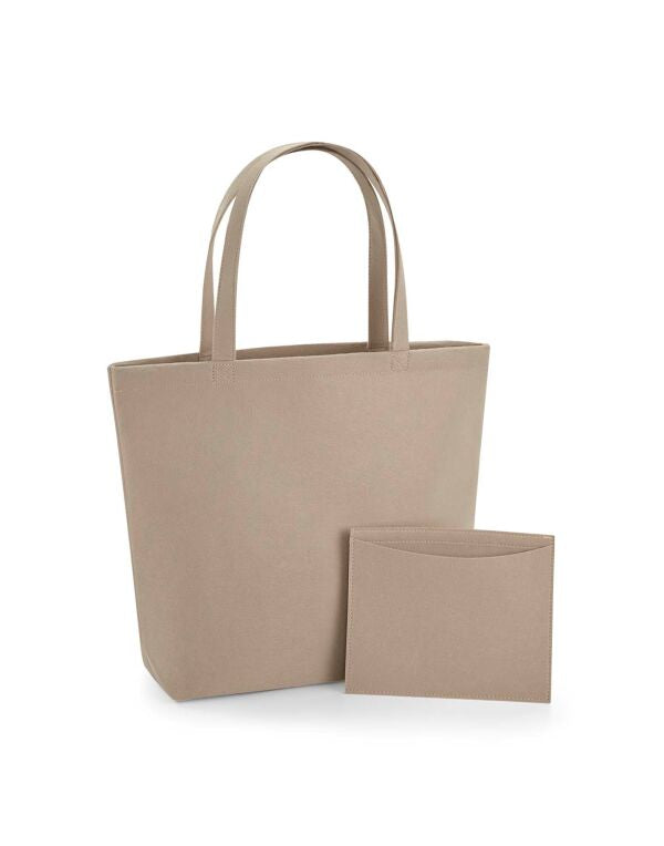 BagBase Felt Shopper Bag | Tote Bag | 22 Litre Capacity | 5 Colours | One Size