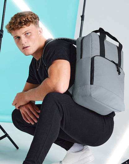 BagBase | Recycled Twin Handle Cooler Backpack | Logo Free Clothing