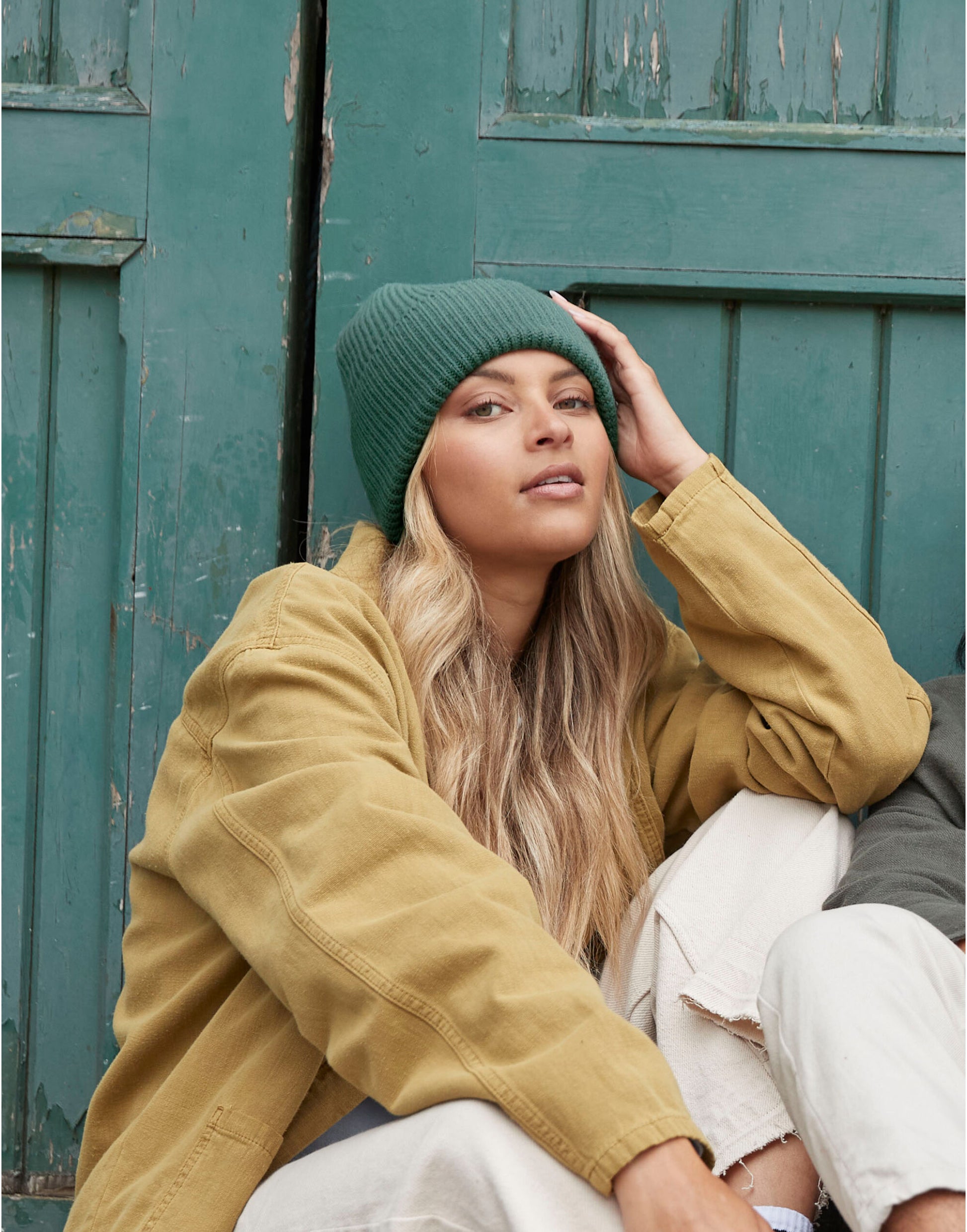 Beechfield | Oversized Cuffed Beanie | Logo Free Clothing